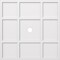 Ekena Millwork Rubik Architectural Grade PVC Ceiling Medallion, 38"OD x 3"ID x 13 1/4"C x 1"P, One-Piece CMP38RK-03000 - alternate 1